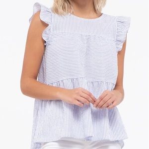 LIKE NEW ruffle top